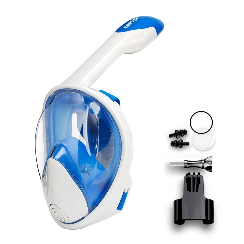 Full Face Scuba Diving Snorkel Goggles